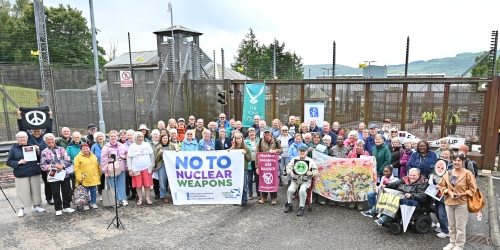 Faslane Demo No to Nuclear Weapons