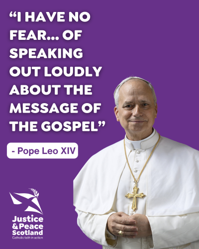 I have no fear... of speaking out loudly about the message of the Gospel