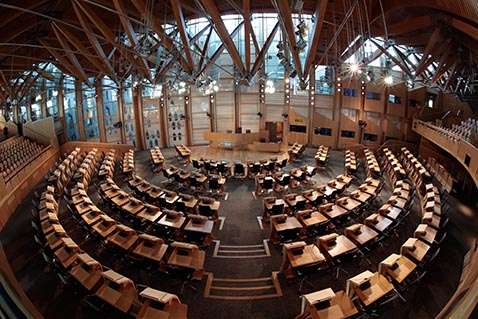 Scottish Parliament Interior